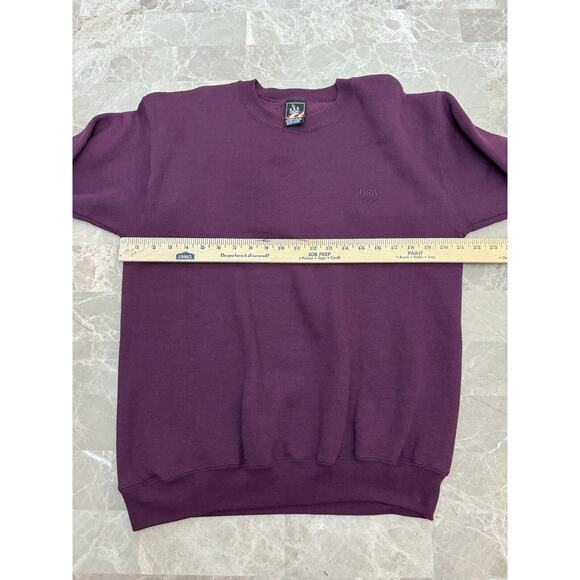Vintage Olympic Sweatshirt Mens Purple JC Penney USA Embroidered Size Medium - Picture 7 of 10